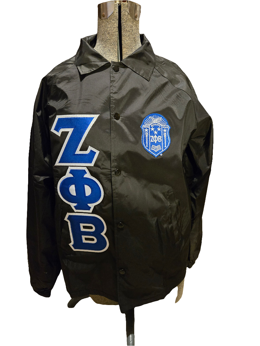 Zeta Phi Beta: Zig Zag Stitch Line Jacket - Personalized